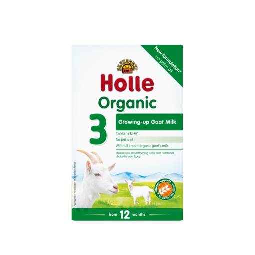 Ekologiškas ožkų pieno mišinys kūdikiams Organic Infant Goat Milk Growing-up Formula 3", Holle, 400 g"