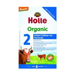 Ekologiškas pieno mišinys kūdikiams Organic Infant Milk Follow-on Formula 2", Holle, 600 g"