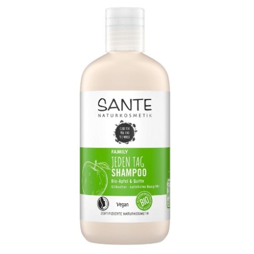 Kasdieninis šampūnas su ekologiškais obuoliais ir svarainiais, Sante Family, 250 ml
