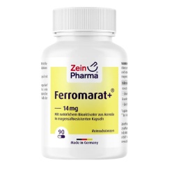 Ferromarat+® 14 mg. Maisto papildas, Zein Pharma 90 kaps.