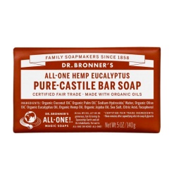 Dr. Bronner Magic Soap 82% ekologiškas muilas su eukaliptais, 140 g, Dr. Bronner's