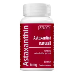 Astaksantinas 6 mg. Maisto papildas 30kaps. Zenyth