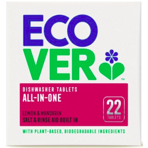 Indaplovių tabletės All-in-one ECOVER, 500g