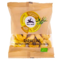 Krekeriai TARALLINI su alyvuogių aliejumi, ekologiški, Alce Nero, 40 g