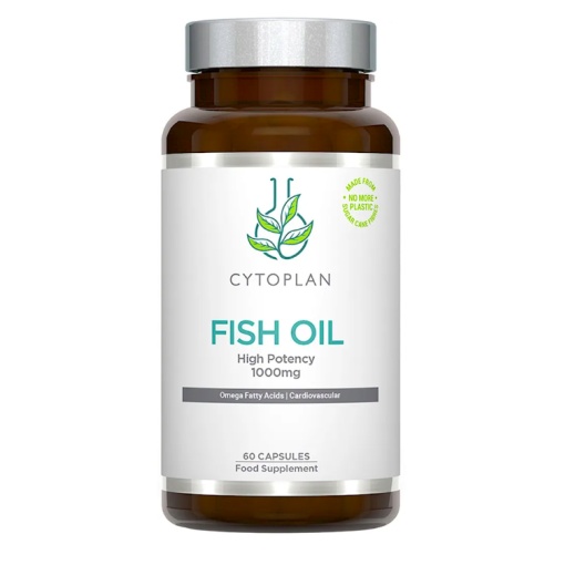 Žuvų taukai 1000 mg. Maisto papildas Cytoplan, 60kaps.