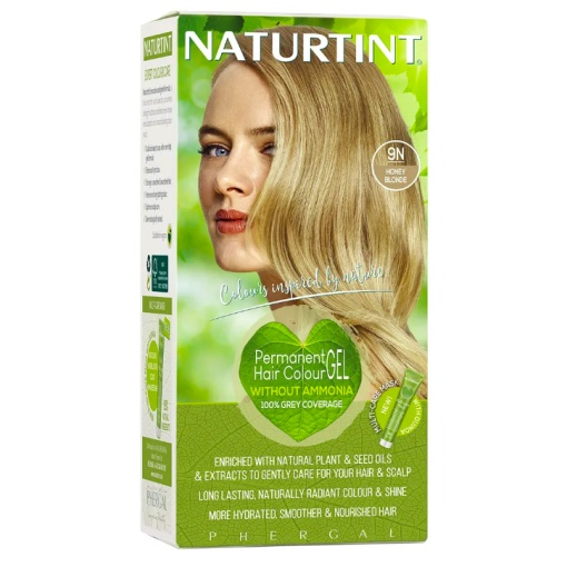 NATURTINT® ilgalaikiai plaukų dažai be amoniako, HONEY BLONDE 9N, 170ml