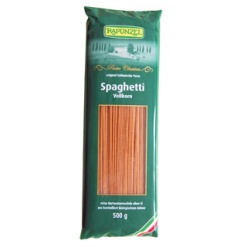 Spaghetti Tamsūs neskaldytų grūdų makaronai, Rapunzel, 500 g