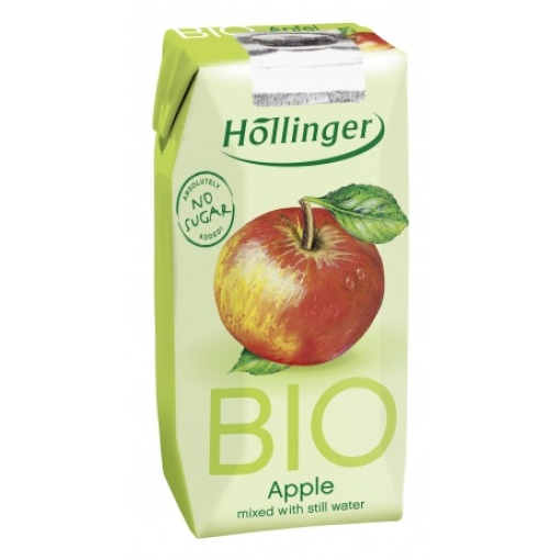 Ekologiškas obuolių sulčių gėrimas, Höllinger, 200 ml