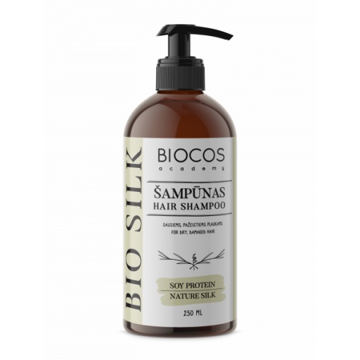 Šampūnas Bio Silk" sausiems plaukams, BIOCOS"