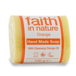 Rankų darbo muilas su apelsinais, Faith in Nature 100g