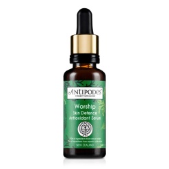 Gynybinis antioksidantų serumas WORSHIP, ekologiškas Antipodes, 30 ml